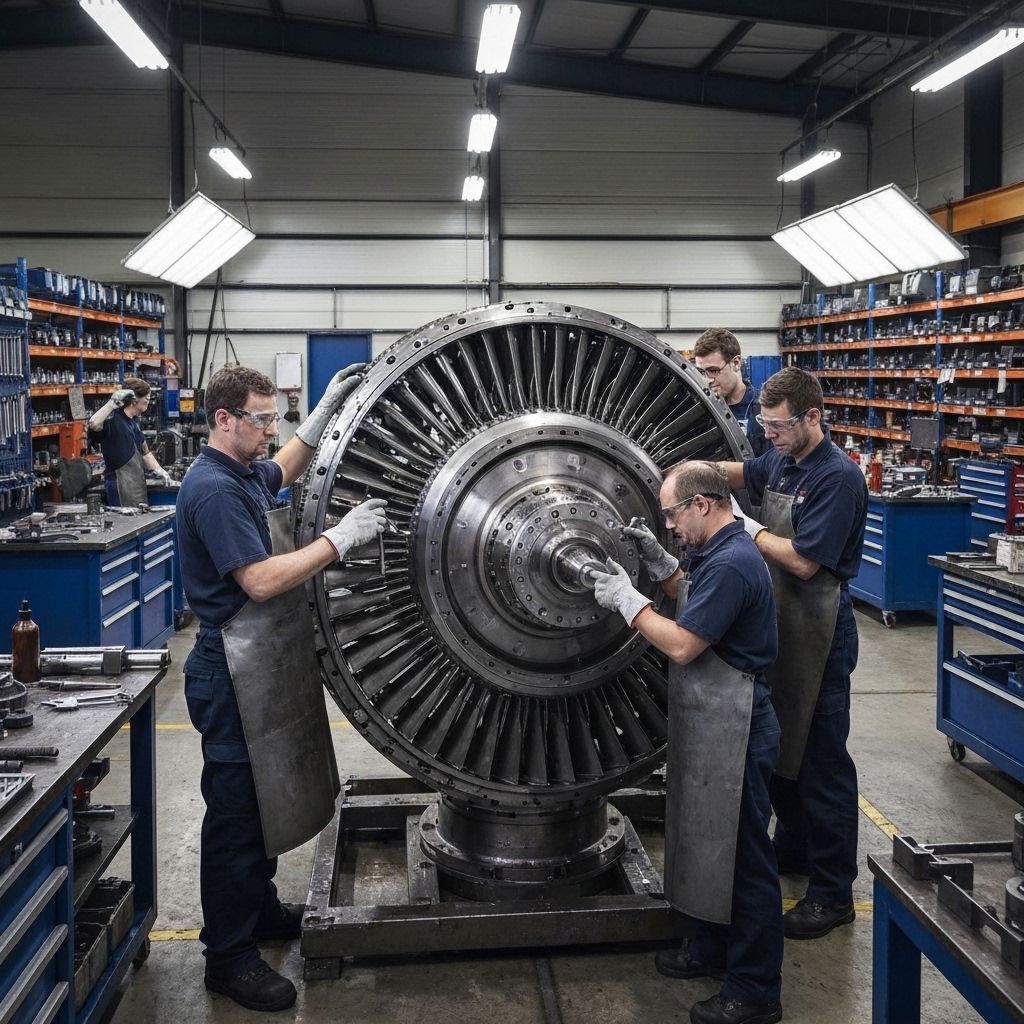 Ремонт и обслуживание турбин
